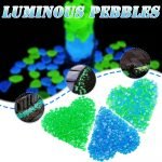 Solar Powered Glow in the Dark Garden Pebbles Garden Décor_2