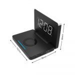 2-in-1 Foldable Wireless Charger for QI Devices and Digital Clock_4