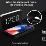 2-in-1 Foldable Wireless Charger for QI Devices and Digital Clock_6