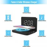 2-in-1 Foldable Wireless Charger for QI Devices and Digital Clock_2