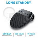 Rechargeable Wireless Handsfree Sun Visor Car Speakerphone_2