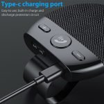 Rechargeable Wireless Handsfree Sun Visor Car Speakerphone_3