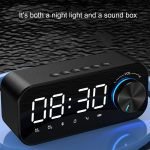 B126 Multifunctional BT 5.0 Speaker Subwoofer LED Alarm Clock_5