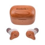 TWS Bluetooth Wooden Designed Earphones with Charging Case_4