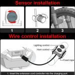 3-in-1 Bicycle Speedometer Rechargeable T6 LED Bike Light_9