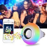 E27 Wireless Remote Control Mini Smart LED Audio Speaker_5