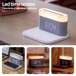 3-in-1 Wireless Charger Alarm Clock and Adjustable Night Light_1