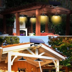 LED Remote Control Solar Indoor Outdoor Pendant Lamp_1