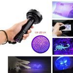 Battery Operated 128 UV LED Flashlight Pet Urine Detector_4