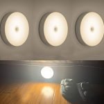 6-pack Rechargeable PIR Motion Sensor LED Wall Lamp Night Light_6