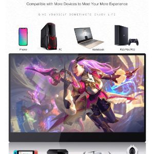 15.6-inch Touch Screen Built-in Battery For Active Stylus Pen Type c HDR 4K Portable Monitor