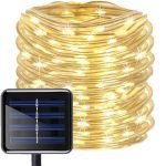 Solar Powered Outdoor LED String Tube Light Garden Fairy Light_9