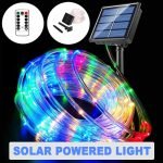 Solar Powered Outdoor LED String Tube Light Garden Fairy Light_8