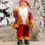 Creative Standing Santa Claus Doll Holiday Christmas Ornaments_4