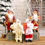 Creative Standing Santa Claus Doll Holiday Christmas Ornaments_7