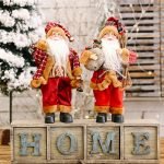 Creative Standing Santa Claus Doll Holiday Christmas Ornaments_8