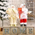 Creative Standing Santa Claus Doll Holiday Christmas Ornaments_9