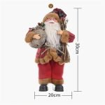 Creative Standing Santa Claus Doll Holiday Christmas Ornaments_2