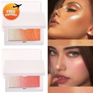 Vegan baked powder face makeup blush highlighter – Custom Logo Available