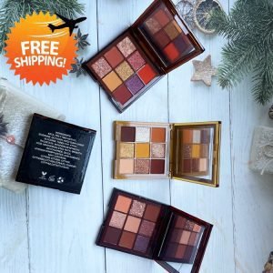 Matte Shimmer All In One High Pigmented Metallic Eye Shadow Powder palette – Custom Logo Available