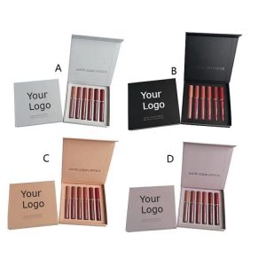 High quality waterproof private label matte lipstick kit – Custom Logo Available