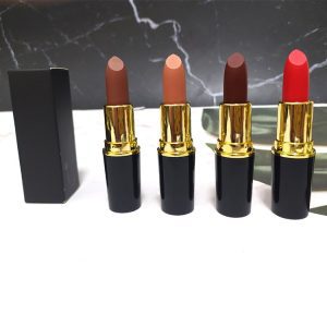 High pigment cream waterproof logo Professional set matte red lipstick – Custom Logo Available