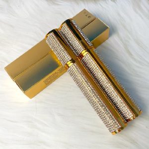 Diamond mascara tube gold package custom logo 4D waterproof- Custom Logo Available