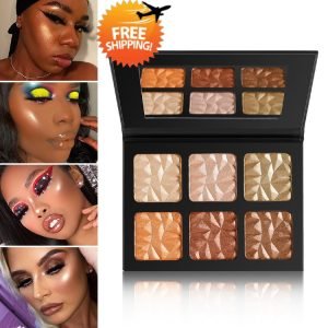 6 Colors Private Label Highlight Cosmetics Makeup Contour palette – Custom Logo Available