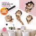 2PCS Removable 3D Cartoon Animal Cats Wall Stickers – Dropshipping Available