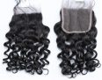 12A 4×4 Jerry Curl Virgin Unprocessed Hair Lace Closure Top Closure